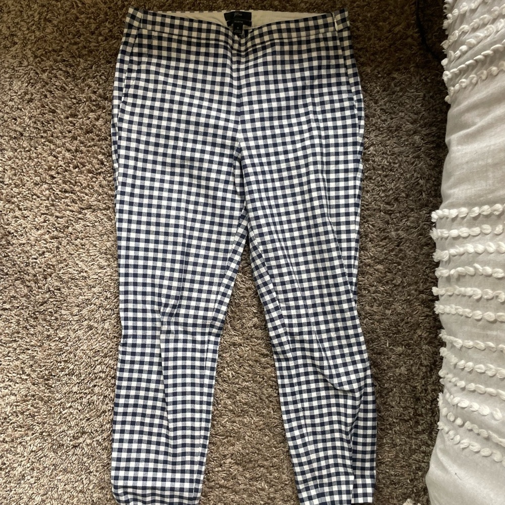 J. Crew Plaid Trousers